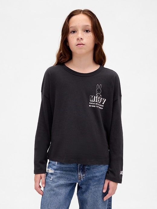 Image number 1 showing, Kids Miffy Oversized Graphic T-Shirt