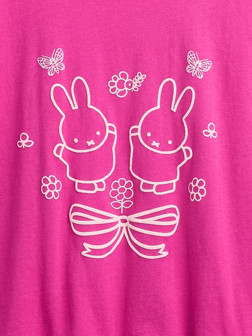 Image number 4 showing, Kids Miffy Oversized Graphic T-Shirt