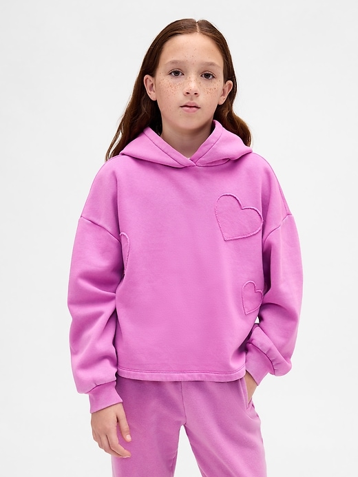 Image number 1 showing, Kids VintageSoft Relaxed Patch Hoodie