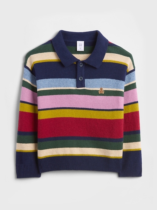 Image number 1 showing, Baby & Toddler CashSoft Polo Sweater