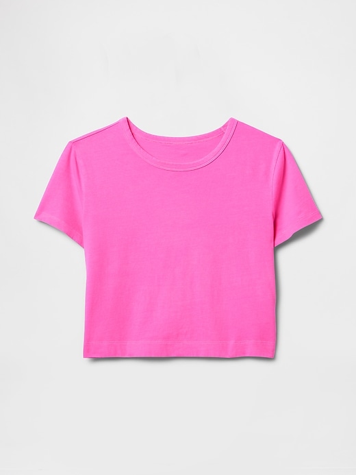 Image number 4 showing, Organic Cotton VintageSoft Crop T-Shirt