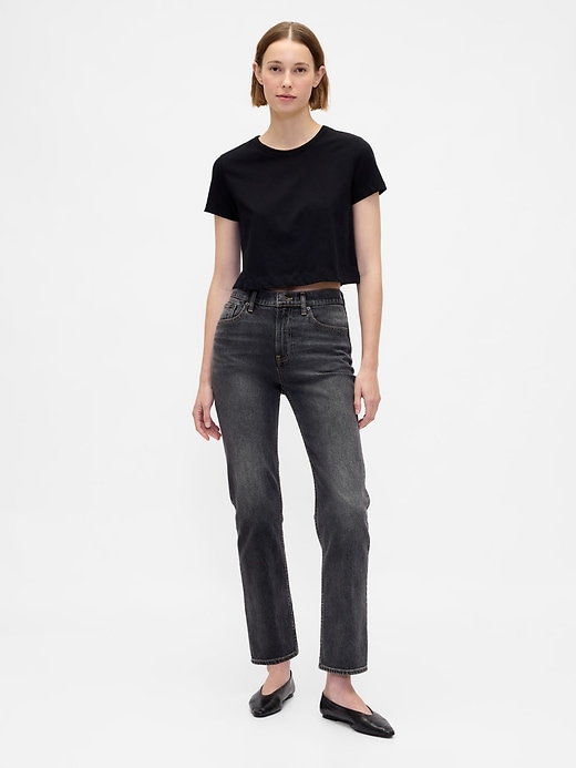 Image number 1 showing, High Rise ’90s Slim Straight Jeans