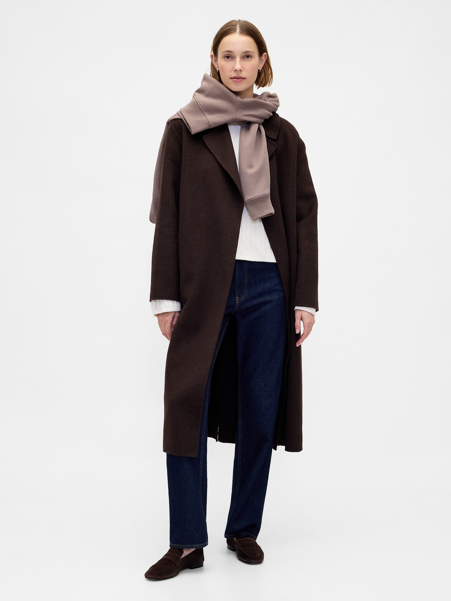 CashSoft Cable-Knit Crewneck Sweater