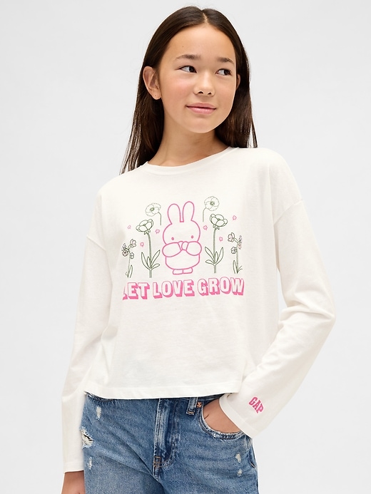 Image number 1 showing, Kids Miffy Oversized Graphic T-Shirt