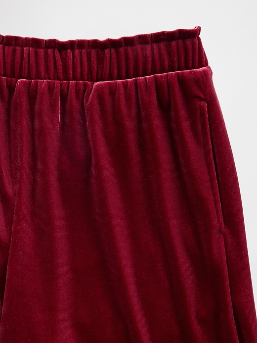 Image number 5 showing, Kids Velvet Wide-Leg Pants