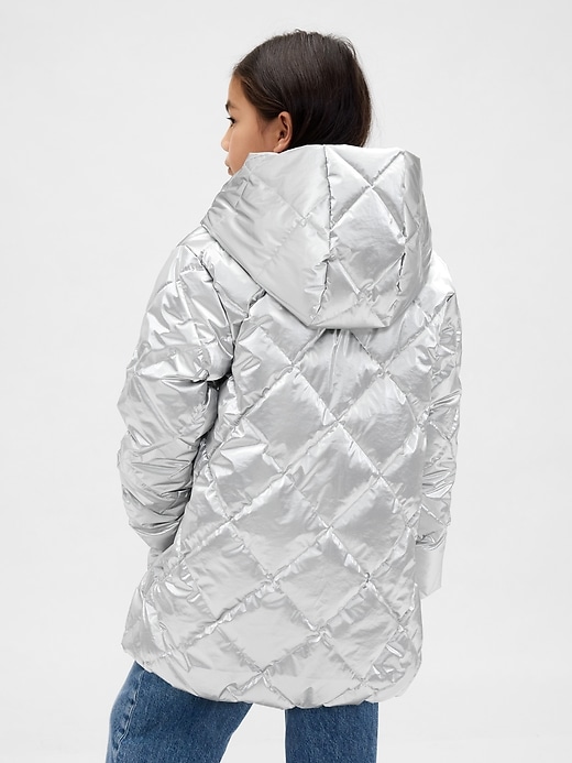 Image number 3 showing, Kids Quilted Puffer Coat