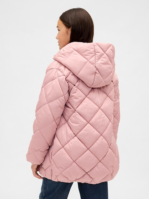 Image number 3 showing, Kids Quilted Puffer Coat