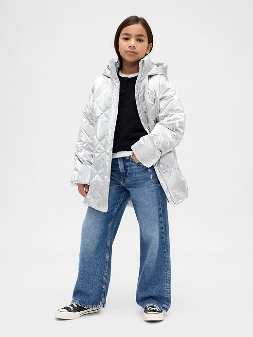 Image number 4 showing, Kids Quilted Puffer Coat