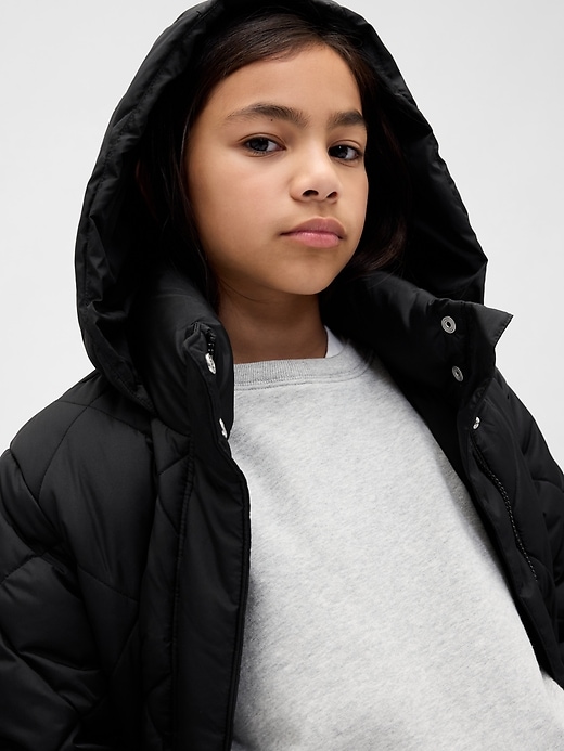 Image number 6 showing, Kids Quilted Puffer Coat