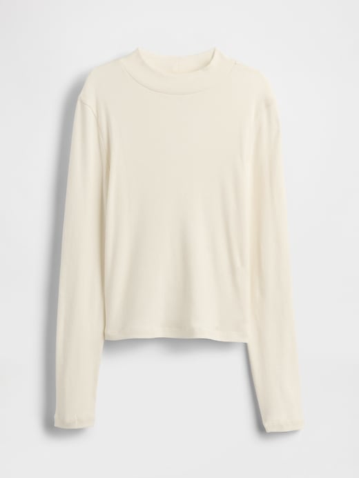 Image number 2 showing, Kids Rib Mockneck T-Shirt