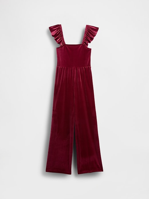 Image number 2 showing, Kids Velvet Jumpsuit