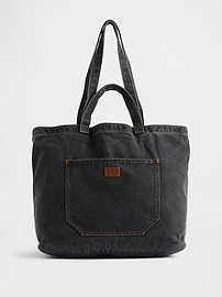 Image number 1 showing, Denim Tote Bag