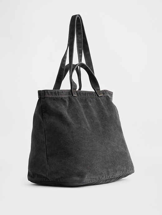 Image number 2 showing, Denim Tote Bag