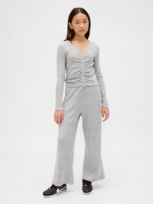 Image number 4 showing, Kids Softspun Rib Ruched Top