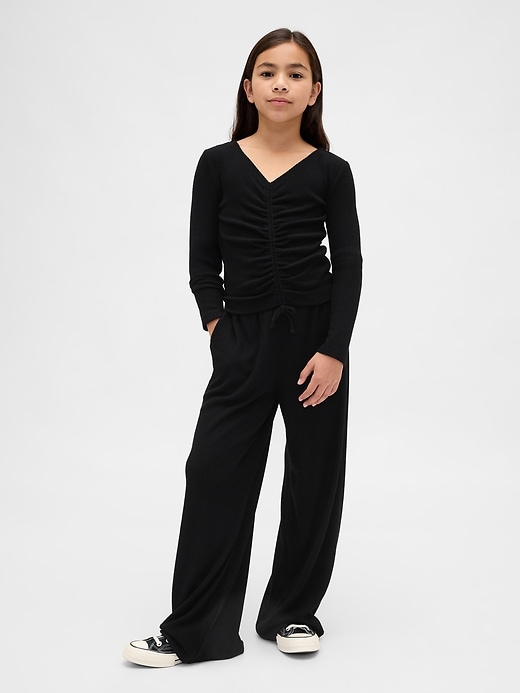 Image number 4 showing, Kids Softspun Rib Ruched Top