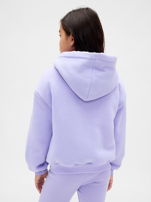 Image number 3 showing, Kids Sherpa-Lined Graphic Logo Hoodie