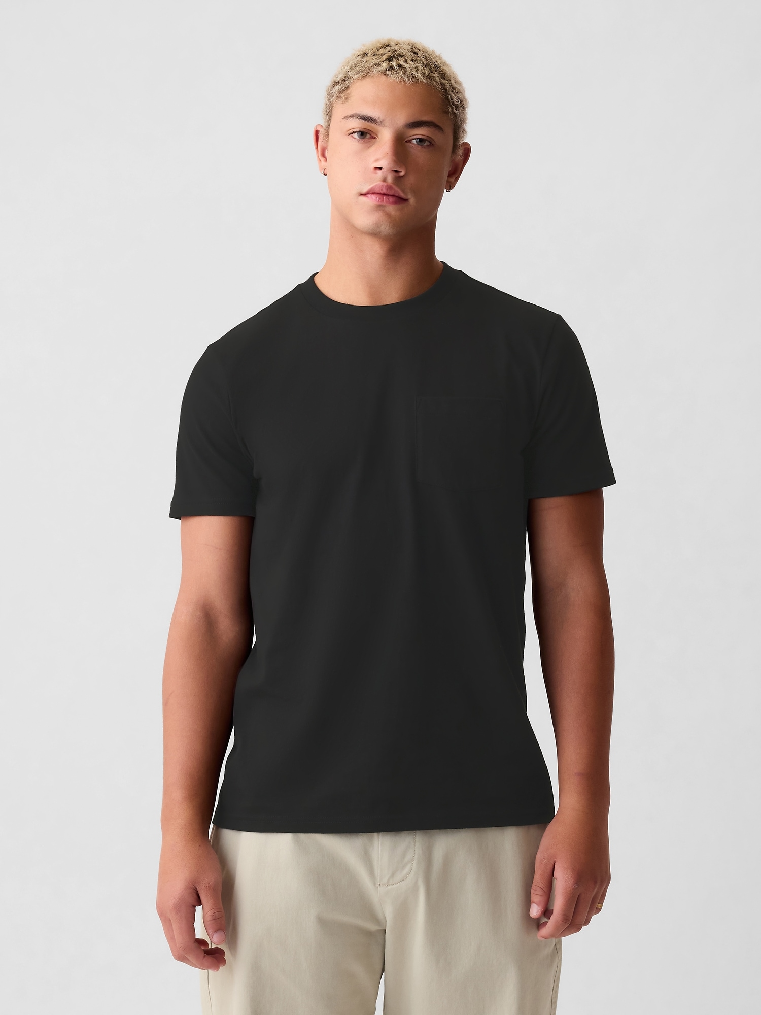 Adult Organic Cotton Pocket T-Shirt