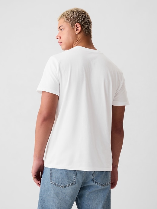 Image number 2 showing, Adult Organic Cotton Pocket T-Shirt