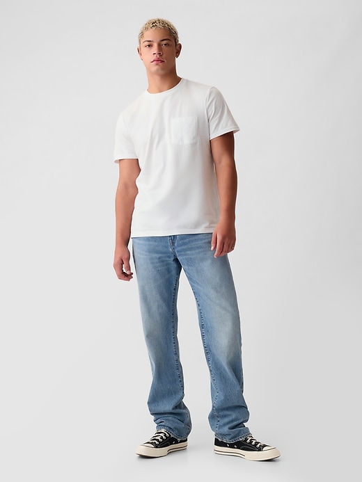 Image number 3 showing, Adult Organic Cotton Pocket T-Shirt