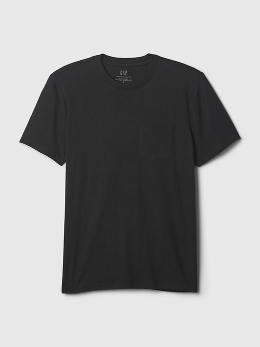 Image number 5 showing, Adult Organic Cotton Pocket T-Shirt