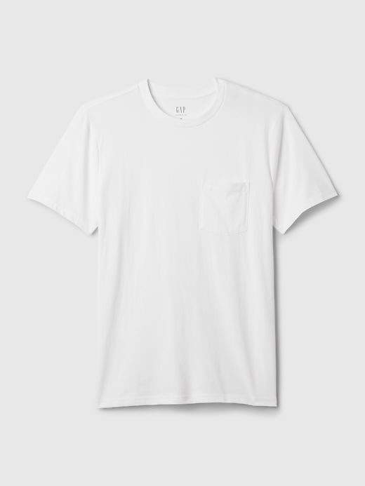 Image number 5 showing, Adult Organic Cotton Pocket T-Shirt