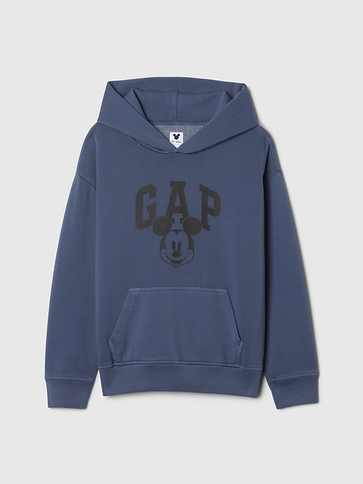 Image number 6 showing, Gap × Disney Kids VintageSoft Mickey Mouse Logo Hoodie