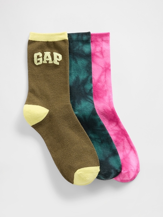 Image number 1 showing, Kids Crew Socks (3-Pack)
