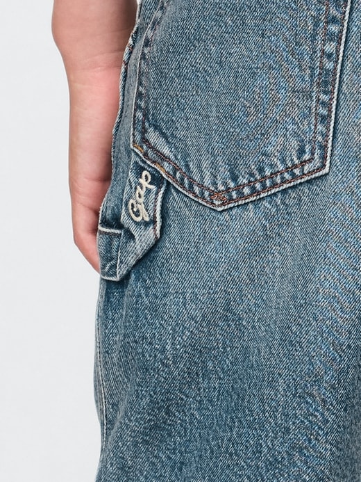 Image number 6 showing, Kids UltraSoft '90s Loose Denim Carpenter Shorts