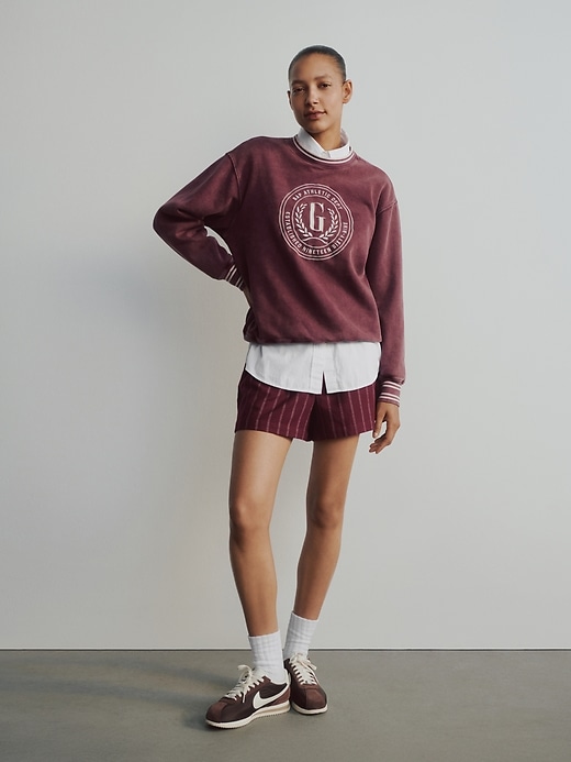 VintageSoft Oversized Logo Sweatshirt | Gap VintageSoft Oversized Logo Sweatshirt | Gap