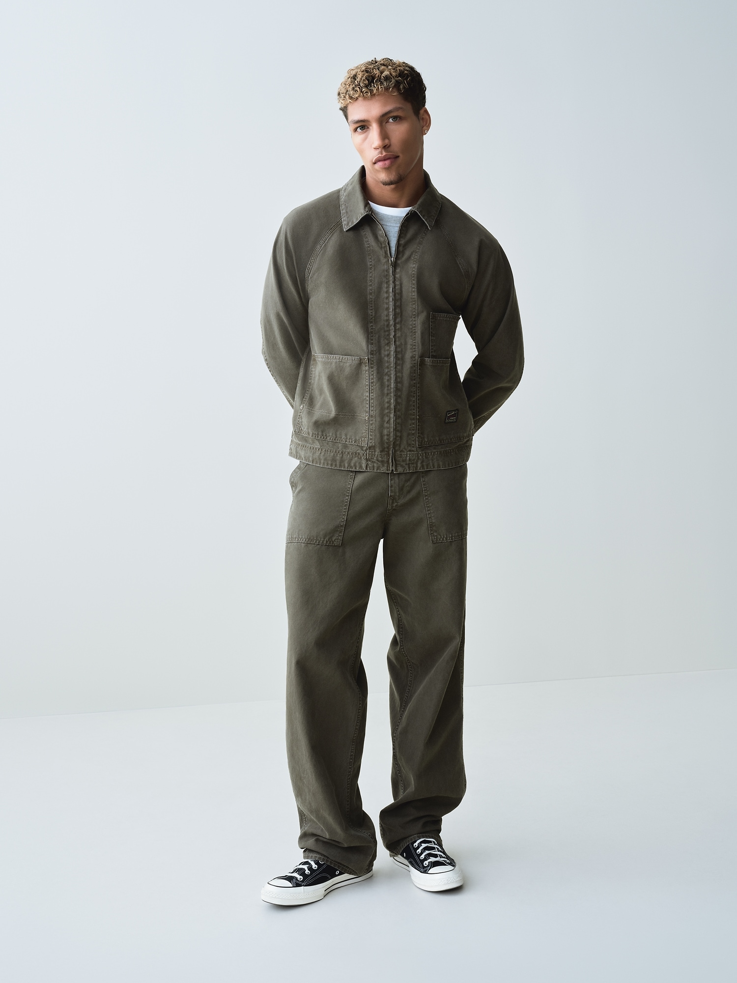 Canvas Baggy Carpenter Jeans | Gap