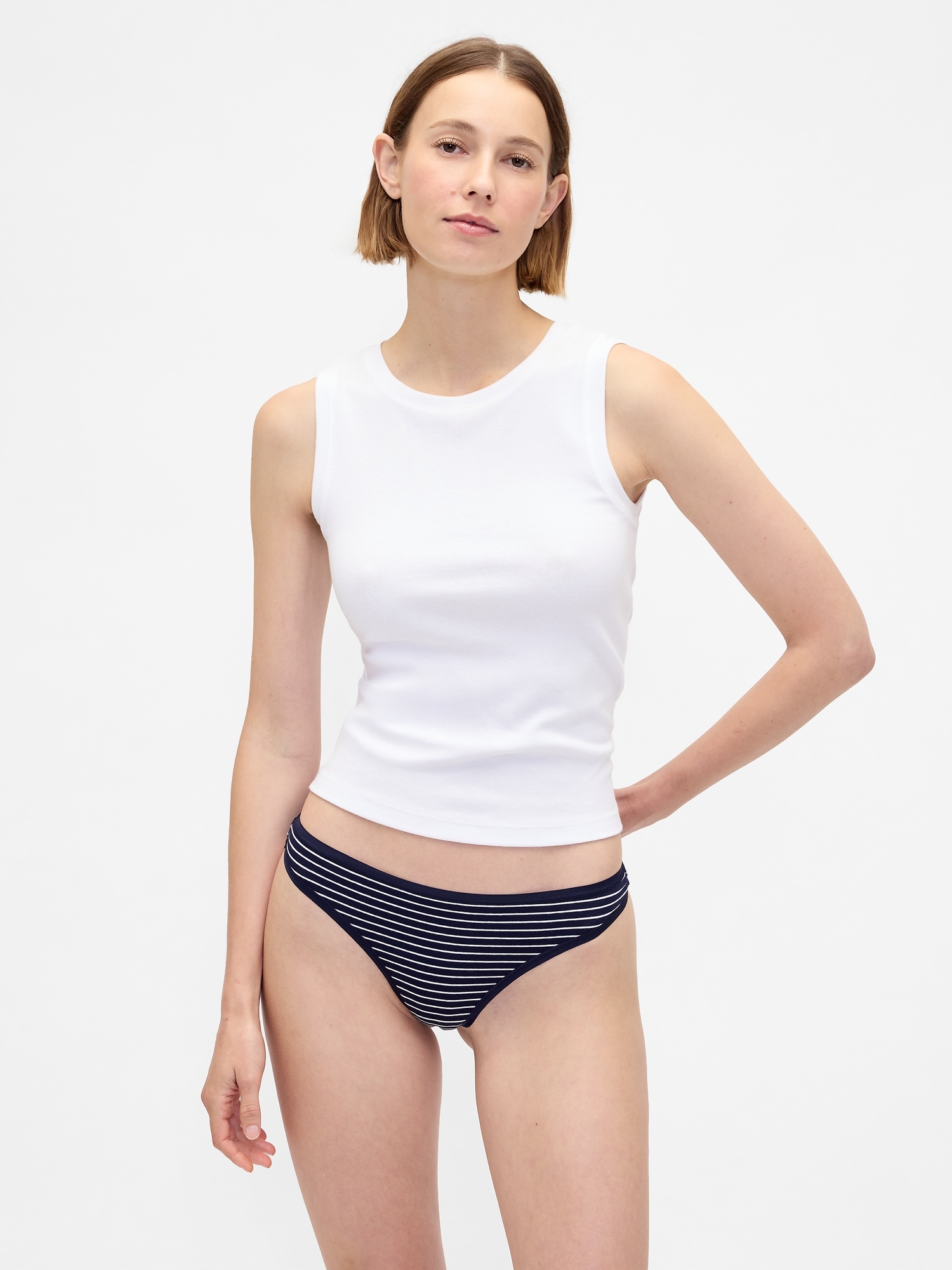 Organic Stretch Cotton Thong