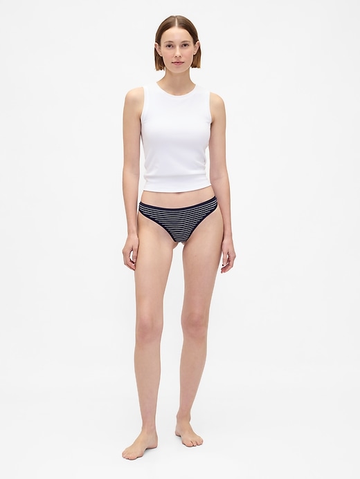 Image number 3 showing, Organic Stretch Cotton Thong