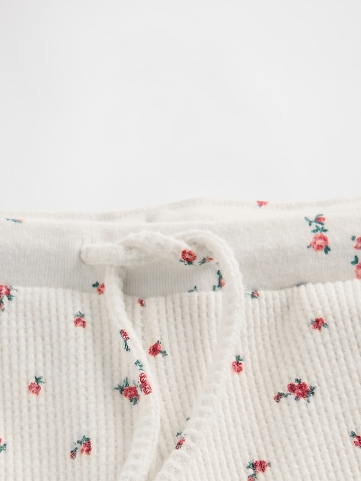 Image number 5 showing, Waffle Wide-Leg PJ Pants