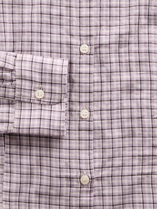 Image number 4 showing, Flannel Fitted Plaid Shirt