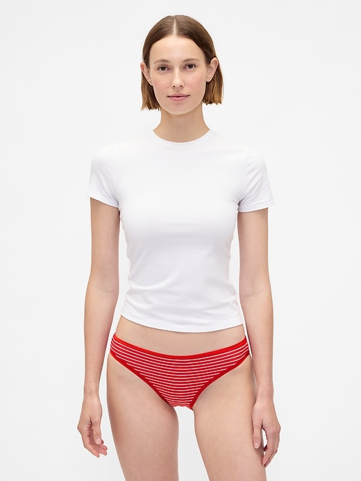 Image number 2 showing, Organic Stretch Cotton Bikini (3-Pack)