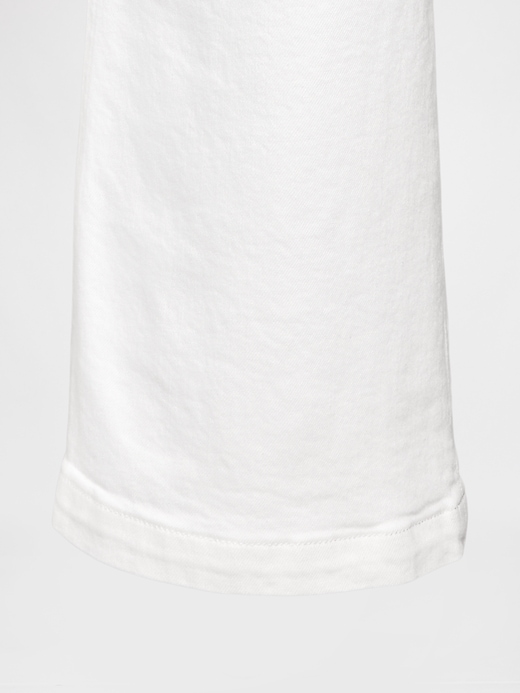 Image number 8 showing, High Rise Stride Wide-Leg Ankle Jeans