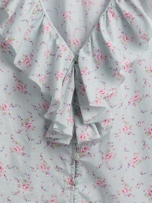 Image number 5 showing, Ruffle V-Neck Shirt