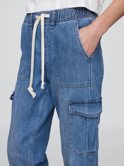 Image number 8 showing, Denim Easy Cargo Joggers