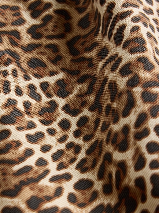 Image number 5 showing, UltraSoft Leopard Denim Mini Dress
