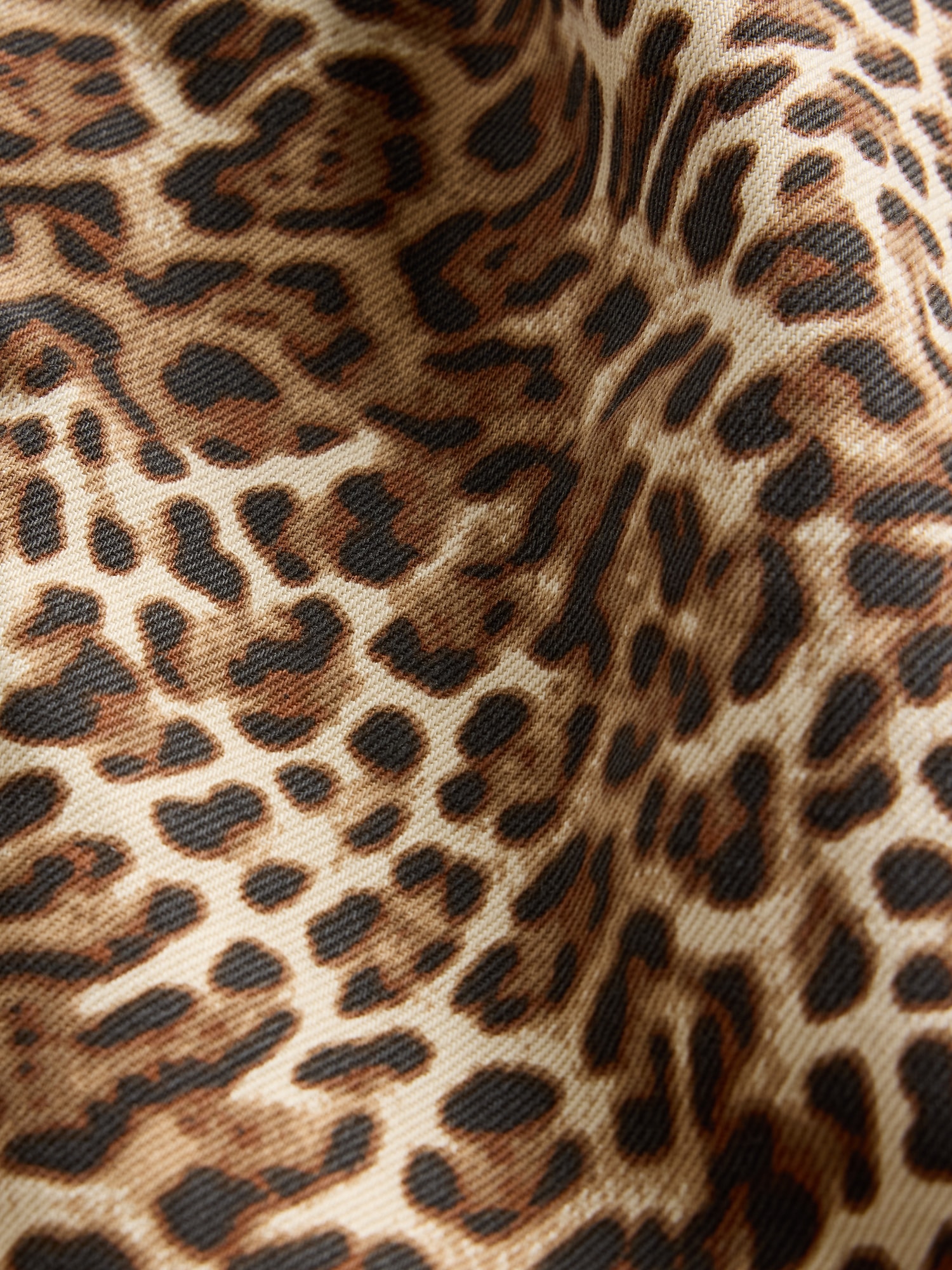 UltraSoft Leopard Denim Mini Dress