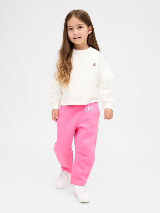 Image number 1 showing, Baby & Toddler VintageSoft Logo Barrel Sweatpants