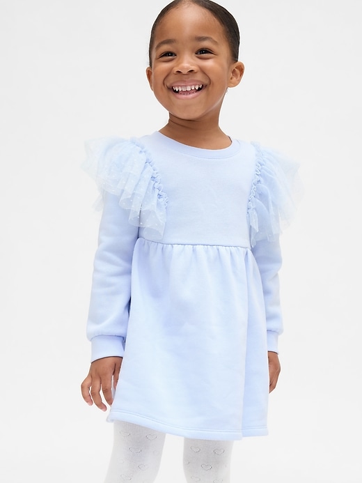 Image number 1 showing, Baby & Toddler Tulle Sweatshirt Dress
