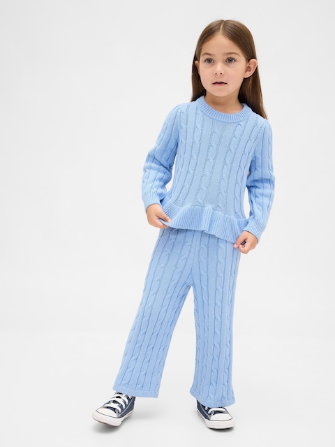 Baby & Toddler Cable-Knit Sweater Set
