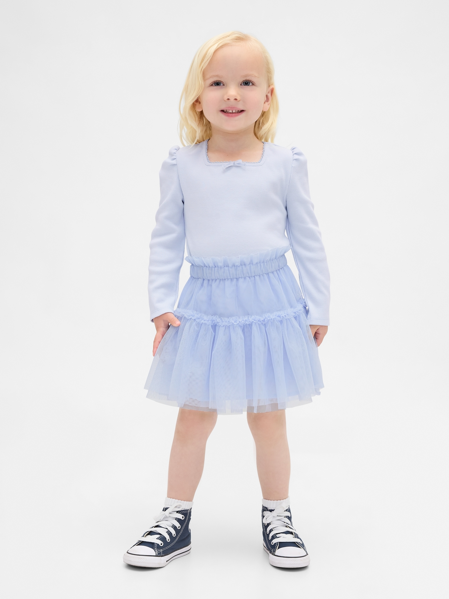 Baby & Toddler Rib Tulle Outfit Set