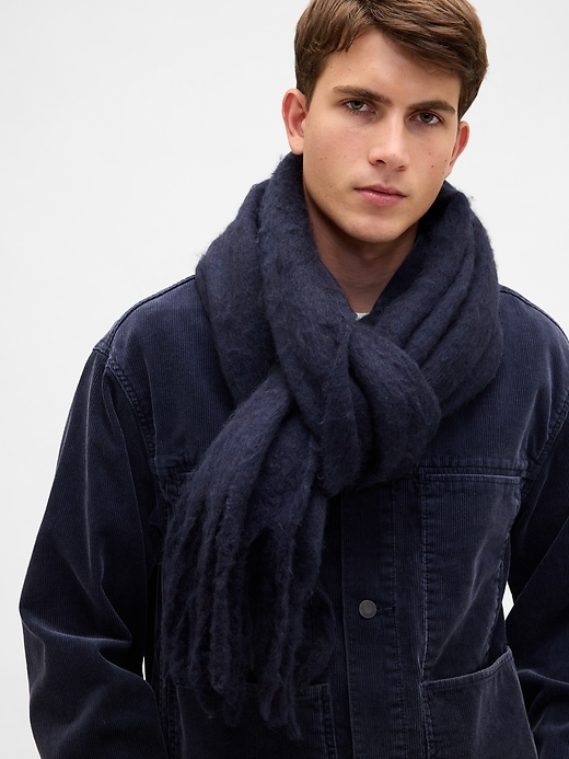 Image number 3 showing, Brushed Fringe Scarf