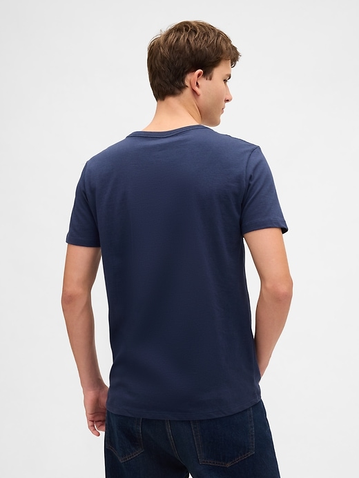 Image number 2 showing, Cotton Jersey V-Neck T-Shirt