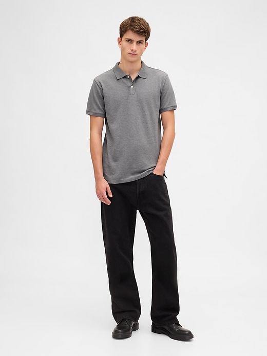 L'image numéro 3 présente Polo en piqué