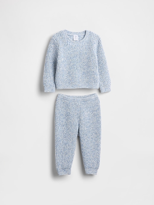 Image number 1 showing, Baby Marled Sweater Outfit Set