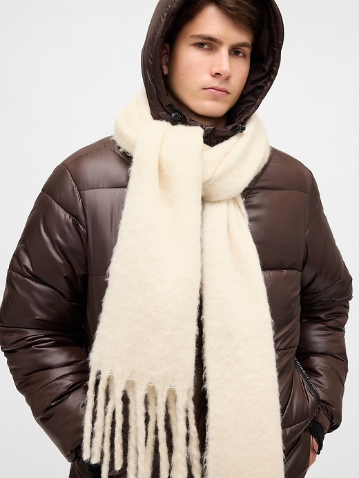 Image number 3 showing, Brushed Fringe Scarf