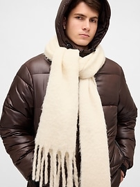 Image number 3 showing, Brushed Fringe Scarf
